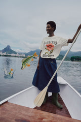 Wild Flower Cream T-Shirt - FARM Rio CREAM