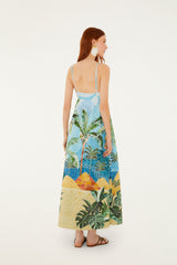 Multicolor Rio Mosaic Sweetheart Neck Maxi Dress - FARM Rio RIO MOSAIC MULTICOLOR