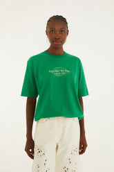 Green Together We Play Short Sleeve T-Shirt - FARM Rio TOGETHER WE PLAY