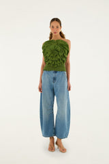 Barrel Denim Pants - FARM Rio DENIM