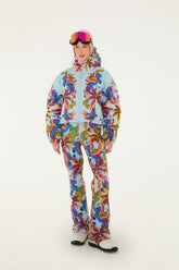 Blue Macaw Pants - FARM Rio MACAW BLUE
