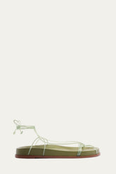 Green Spaghetti Jelly Anatomic Flat Sandal - FARM Rio MOSS