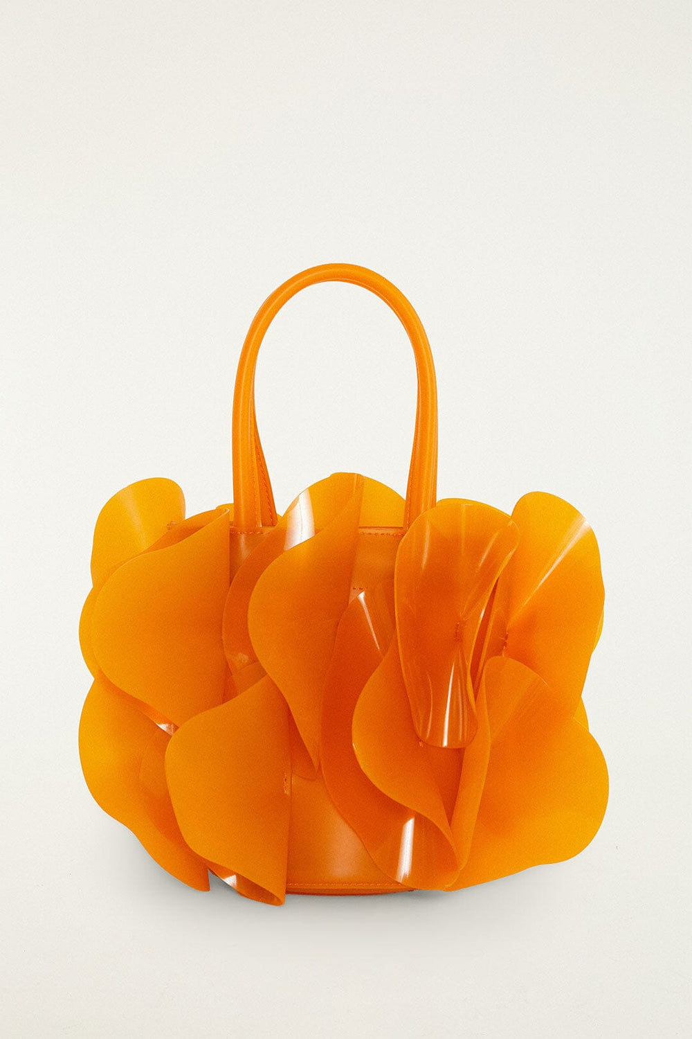 Orange Jelly Flower Bag - FARM Rio ORANGE OCHRE