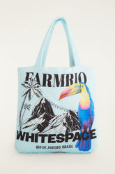 Blue Toucan Puffer Bag - FARM Rio BLUE