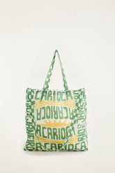 Green Biriba Tote Fruit Bag - FARM Rio MULTI
