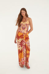Multicolored Arabesc Sarong - FARM Rio ARABESC MULTICOLORED