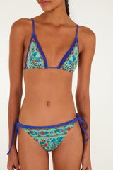 Faded Green Fruit Beauty Tie Side Bikini Bottom - FARM Rio FRUIT BEAUTY FADED GREEN