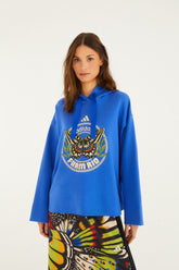 Move Like A Butterfly Blue Adidas Moletom - FARM Rio MOVE LIKE A BUTTERFLY
