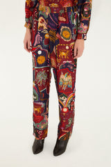 Multicolor Artsy Surreal Land Lenzing Ecovero Viscose Pants - FARM Rio ARTSY SURREAL LAND MULTICOLOR