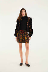 Black Berry Garden Shorts - FARM Rio BERRY GARDEN BLACK