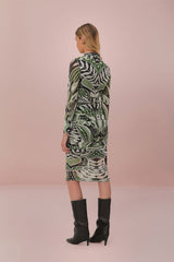 Black Lace Nature Tulle Midi Dress - FARM Rio LACE NATURE BLACK