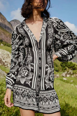 Lisbon Black Mini Dress - FARM Rio LISBON BLACK