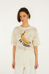 Off-White Banana Da Terra T-Shirt - FARM Rio OFF-WHITE