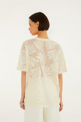 Off-White Banana Da Terra T-Shirt - FARM Rio OFF-WHITE