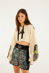 Borboho Scarves Black Adidas Shorts Boxer - FARM Rio BORBOHO SCARVES BLACK