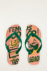 Pink Temos Coco Havaianas Sandals - FARM Rio PINK TEMOS COCO