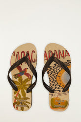 Farm Copacabana Havaianas Sandals - FARM Rio BLACK