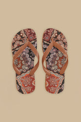 Brown Scarf Havaianas - FARM Rio AMAZON LIFE BLACK