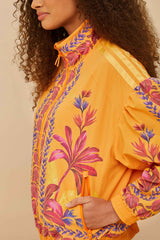 Adidas Tropical Breeze Bright Orange Jacket - FARM Rio ORANGE