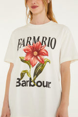 Wild Flower Cream T-Shirt - FARM Rio CREAM