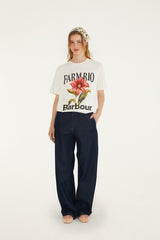 Wild Flower Cream T-Shirt - FARM Rio CREAM