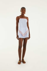 Blouse With Embroidery Detail - FARM Rio PEIXE COPA