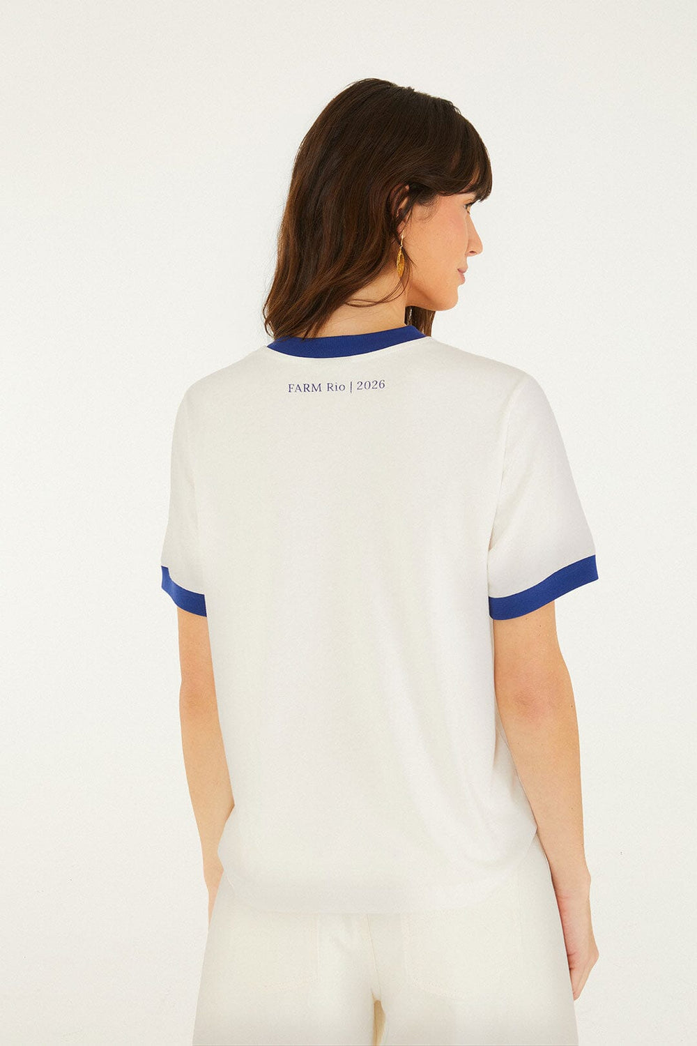 Off-White Together We Play Short Sleeve T-Shirt - FARM Rio TOGETHER WE PLAY