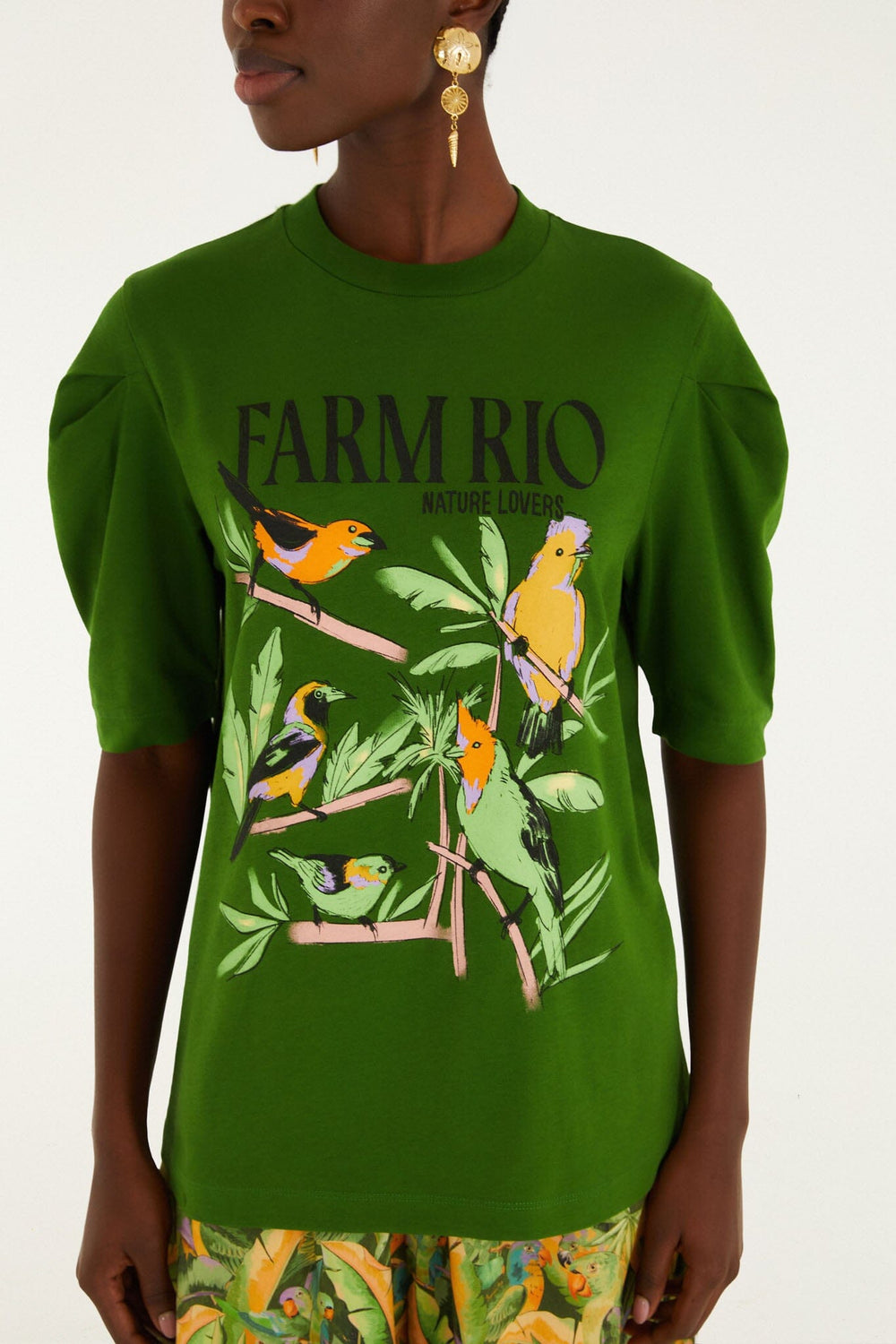 Nature Lovers T-Shirt - FARM Rio GREEN