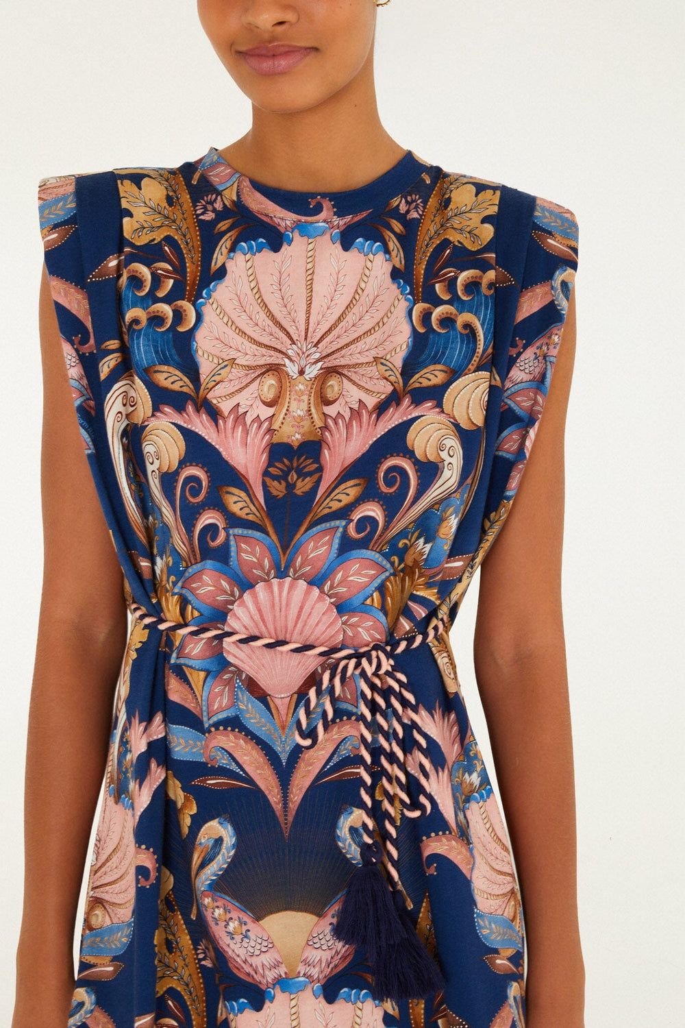 Boho Beauty Mini T-Shirt Dress - FARM Rio BOHO BEAUTY