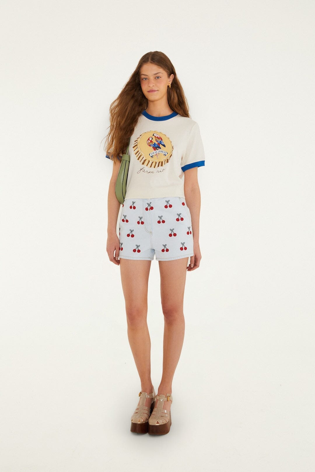 Off-White Beer Cap Organic Cotton Baby T-Shirt - FARM Rio OFF-WHITE