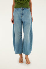 Barrel Denim Pants - FARM Rio DENIM
