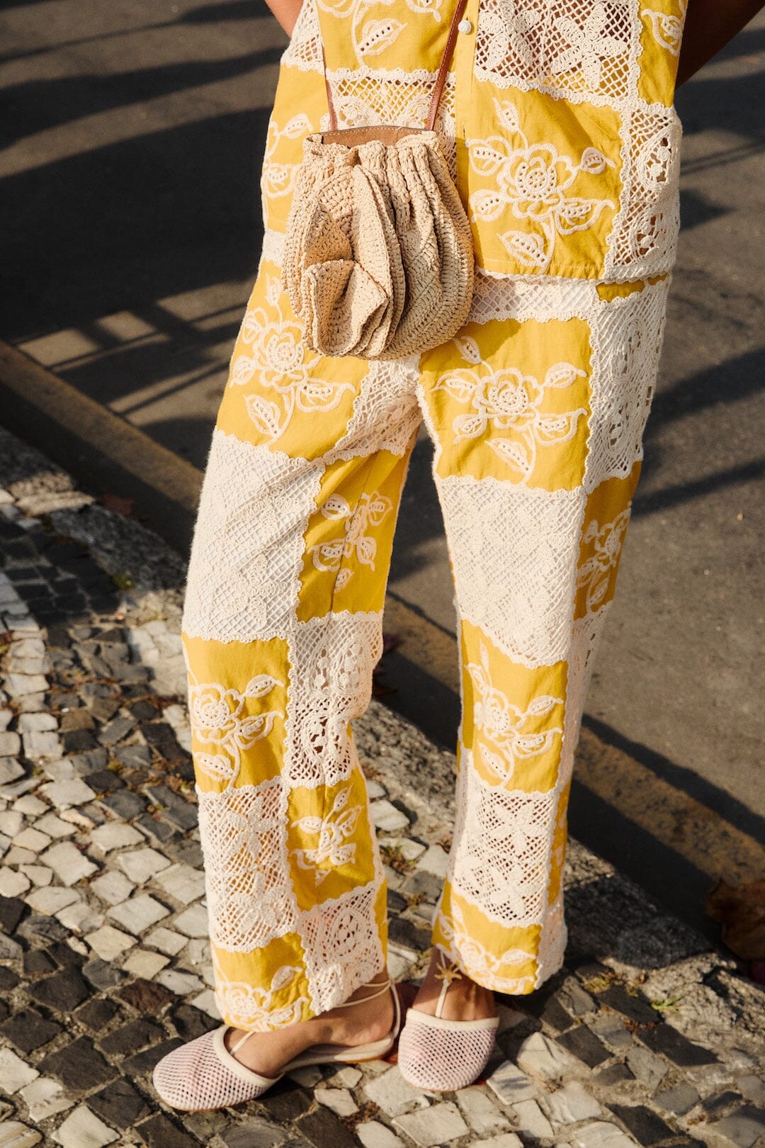Lace Pants - FARM Rio OFF-WHITE