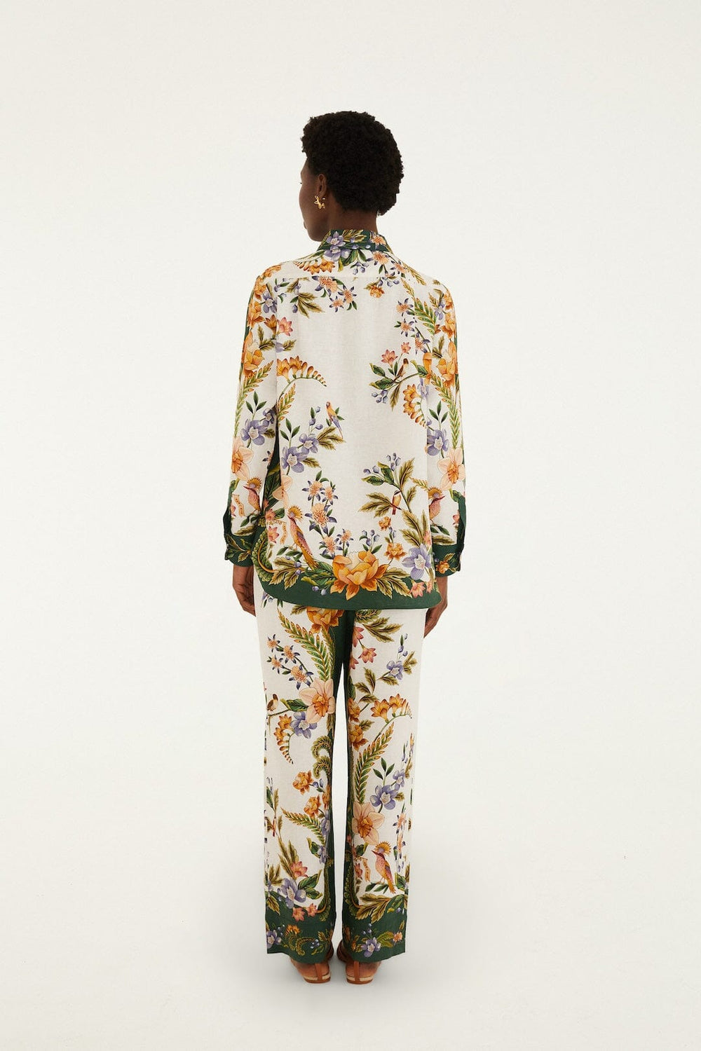 Sand Nature Pockets Pants - FARM Rio NATURE SAND