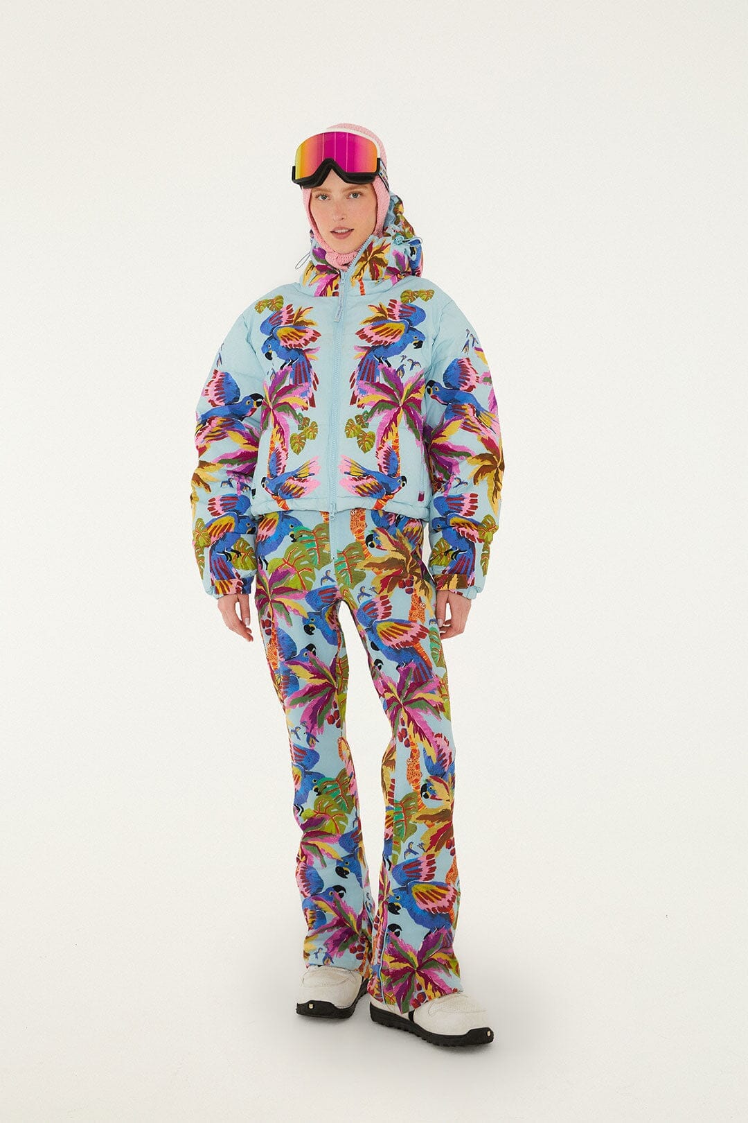Blue Macaw Pants - FARM Rio MACAW BLUE