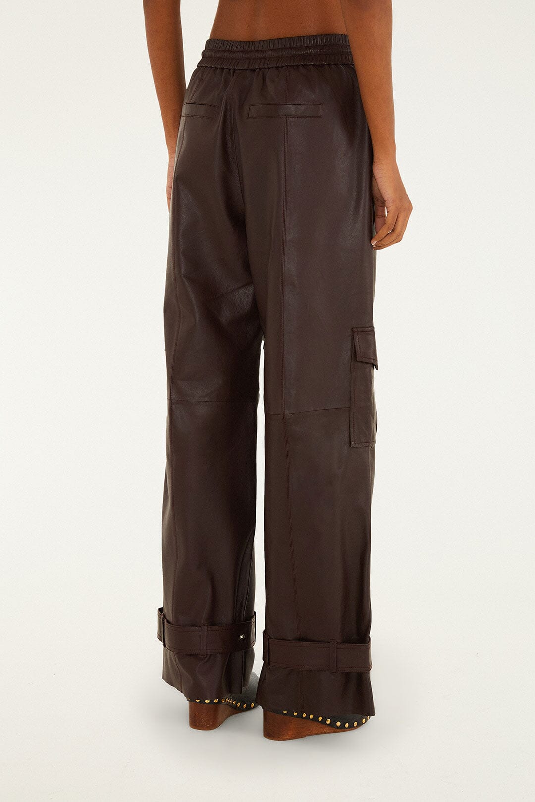 Burgundy Leather Pants - FARM Rio BURGUNDY
