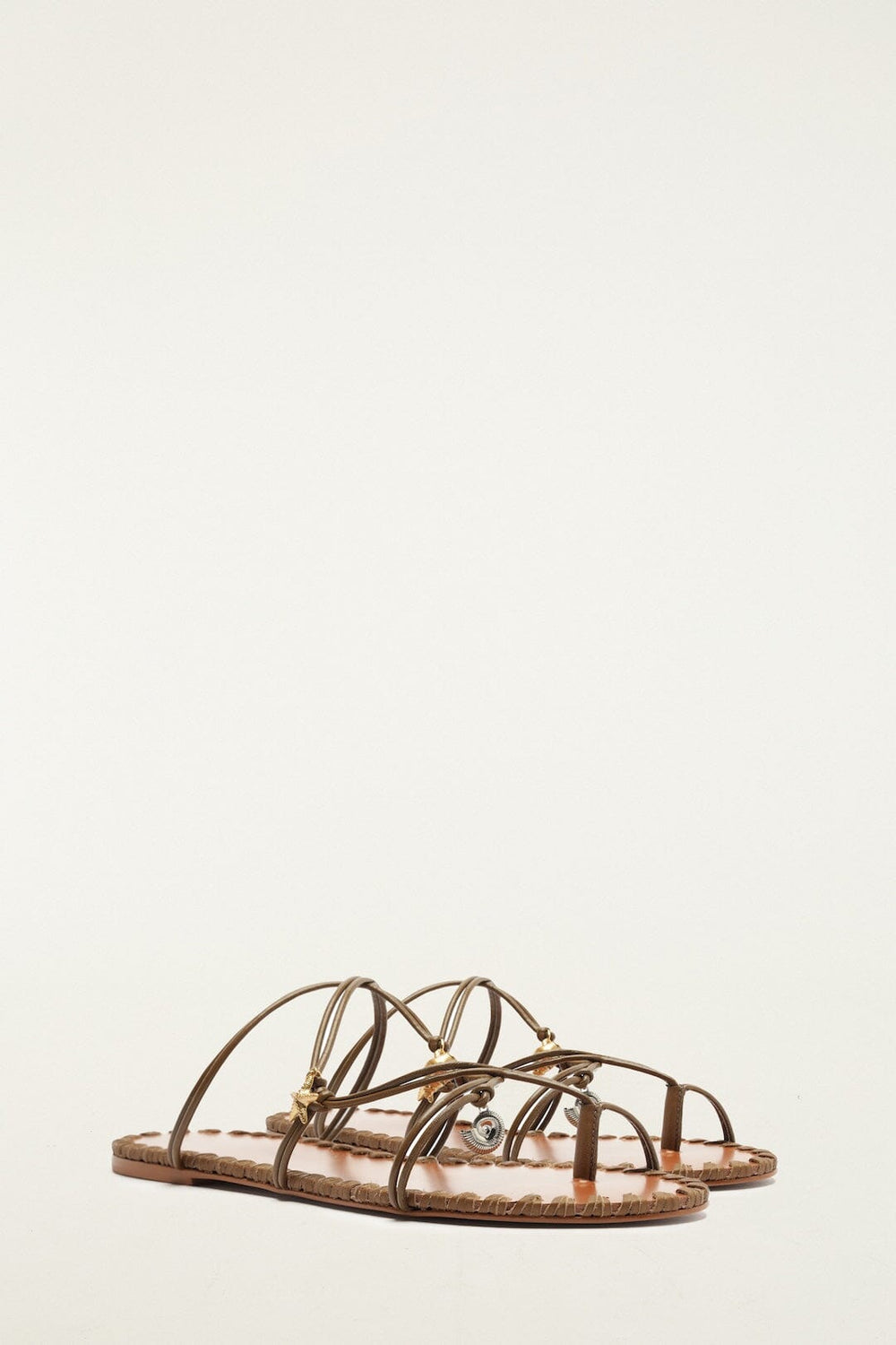 Sea Flat Sandal - FARM Rio SAND AND WALNUT