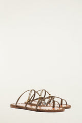 Sea Flat Sandal - FARM Rio SAND AND WALNUT