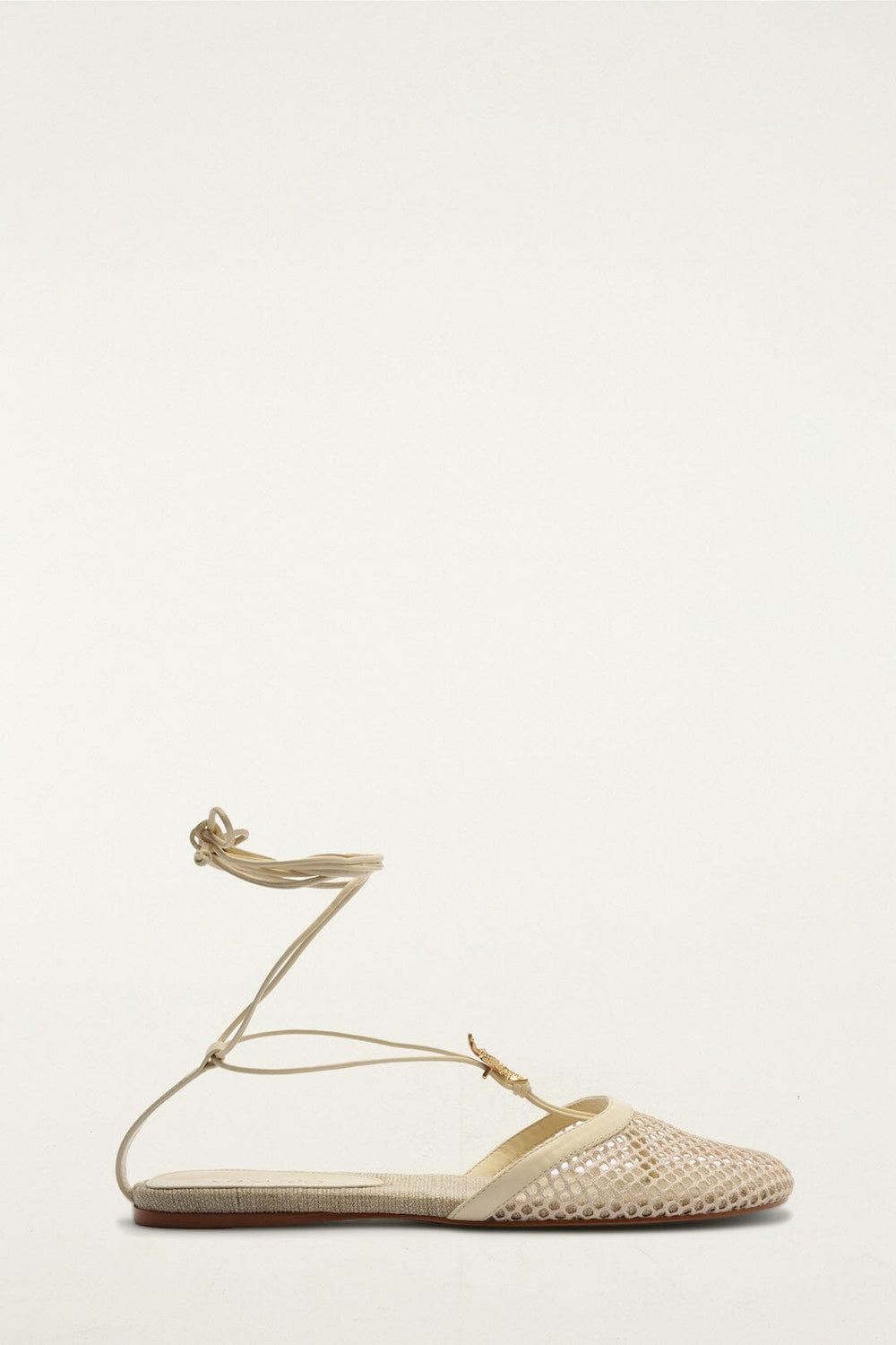 Sea Lace Up Mule - FARM Rio IVORY