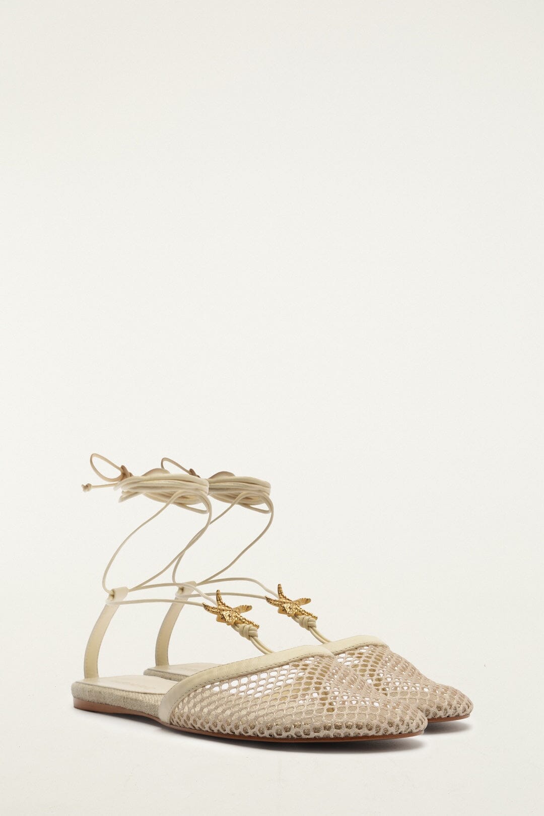 Sea Lace Up Mule - FARM Rio IVORY