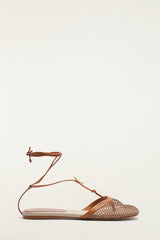 Sea Lace Up Mule - FARM Rio CUOIO