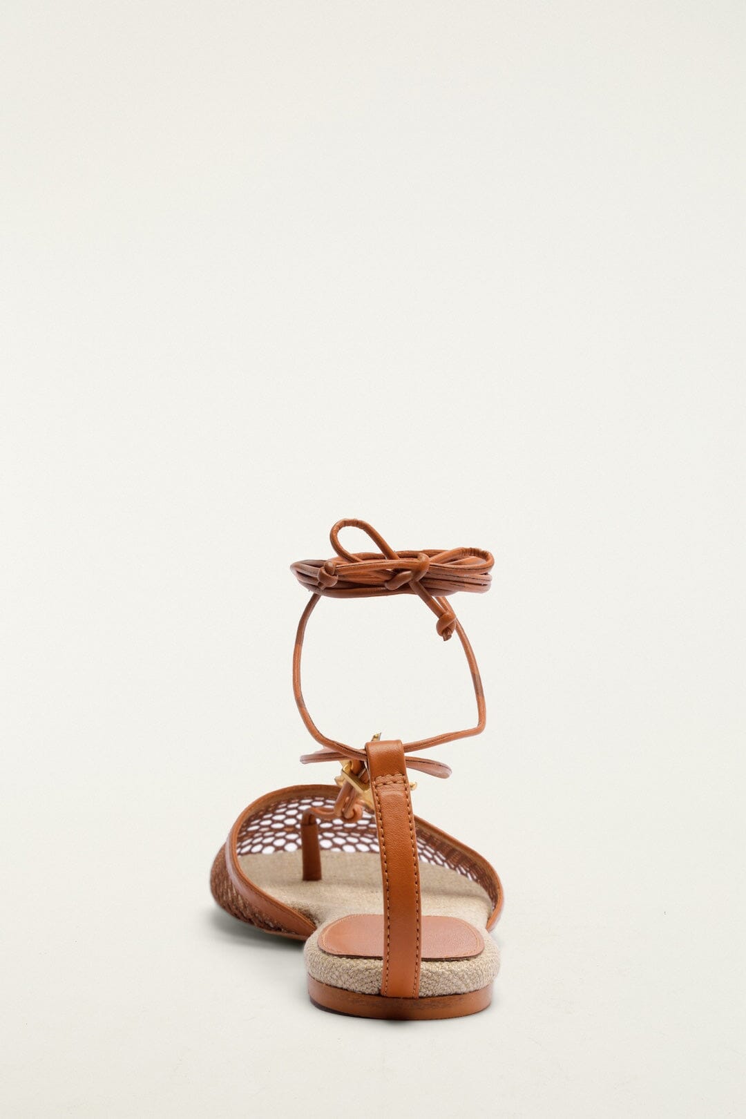 Sea Lace Up Mule - FARM Rio CUOIO