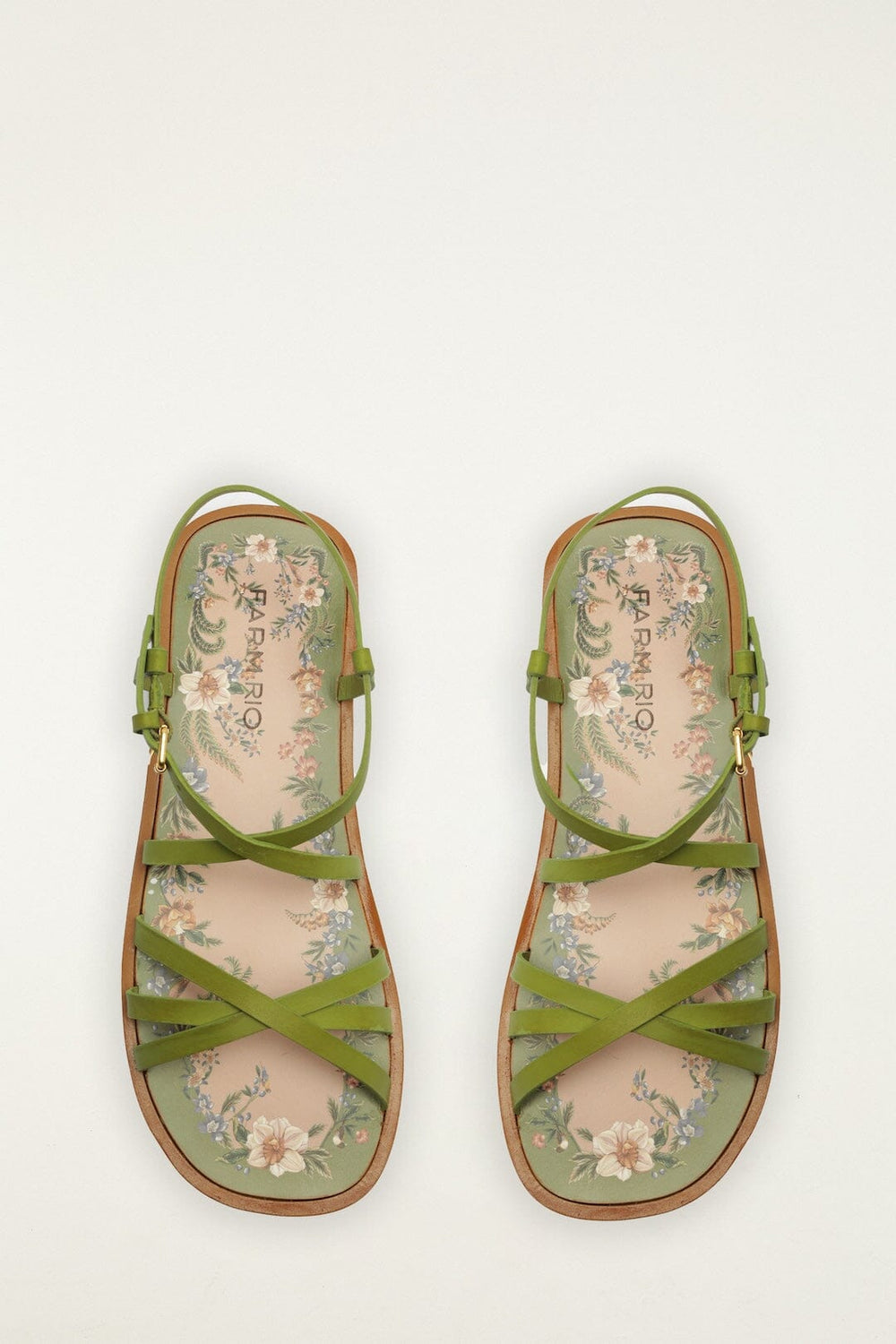 Spring Flat Sandal - FARM Rio MOSS