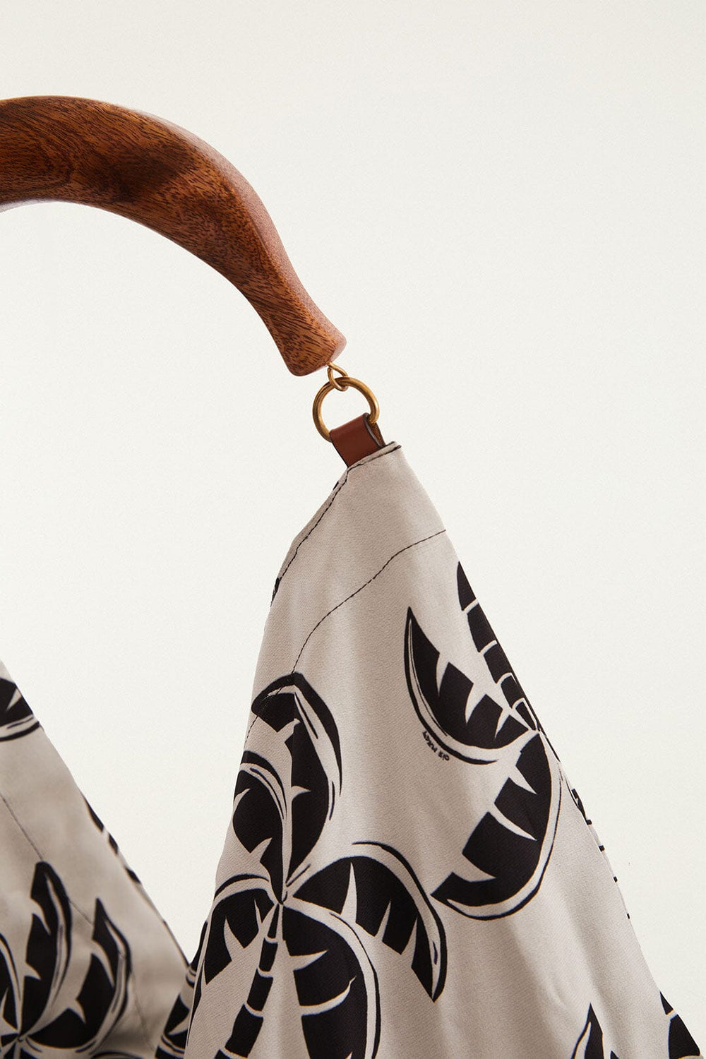 Black And White Scarf Tote Bag - FARM Rio MULTI