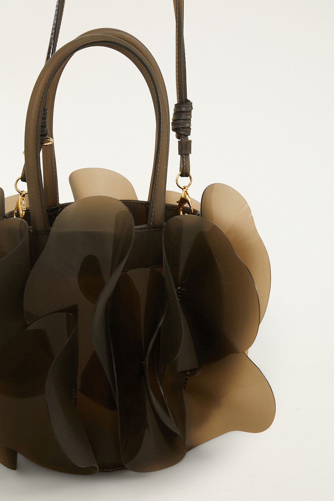 Dark Olive Jelly Flower Bag - FARM Rio BLACK