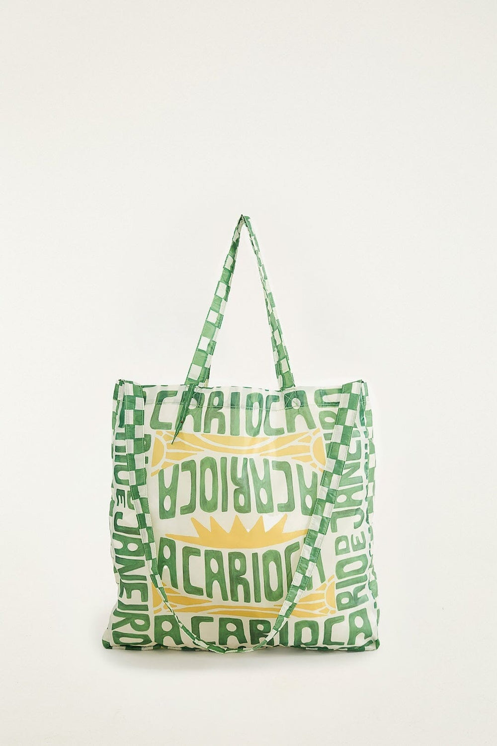 Green Biriba Tote Fruit Bag - FARM Rio MULTI