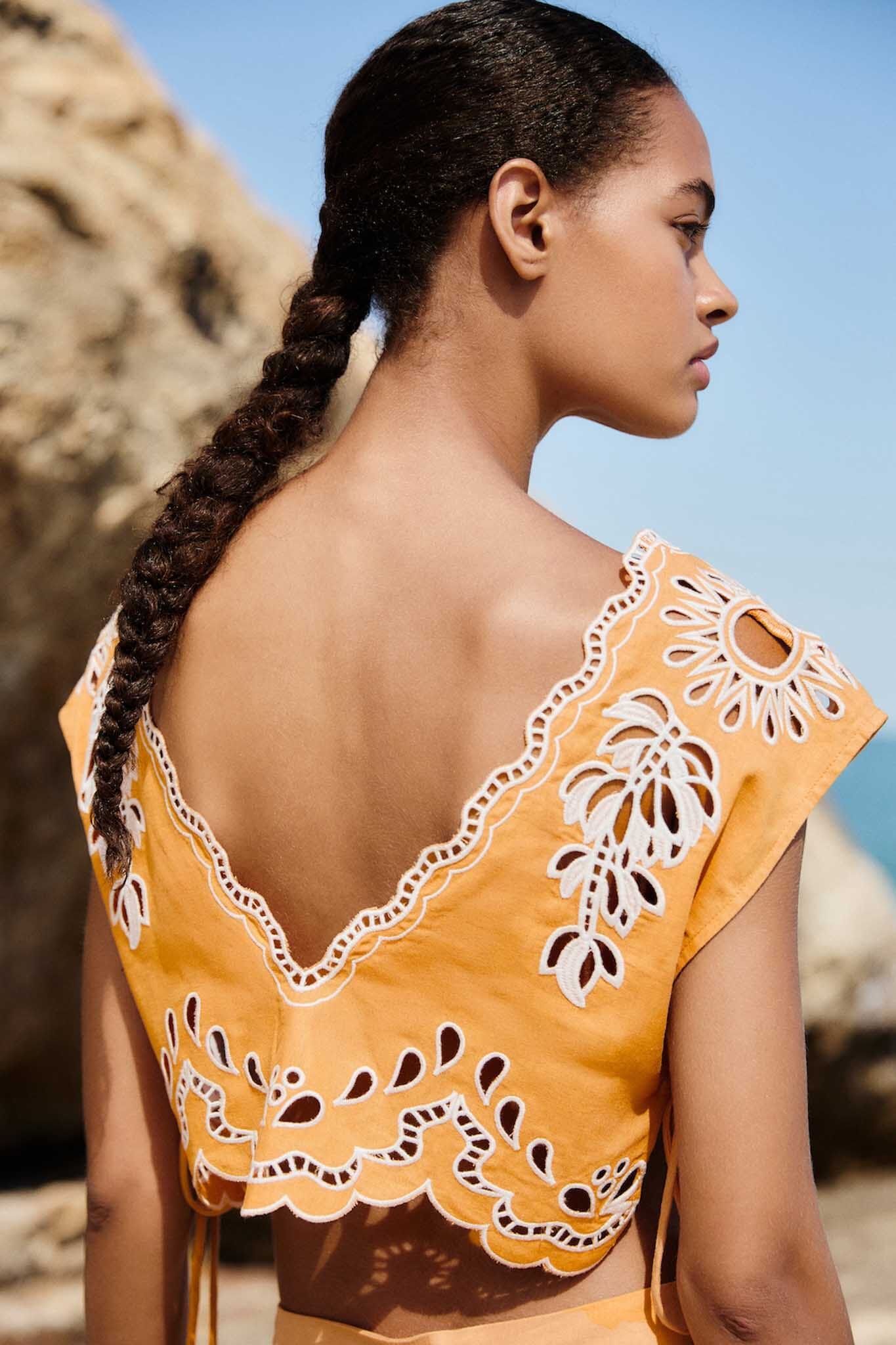 Camel Banana Tree Blouse - FARM Rio BANANA TREE CAMEL