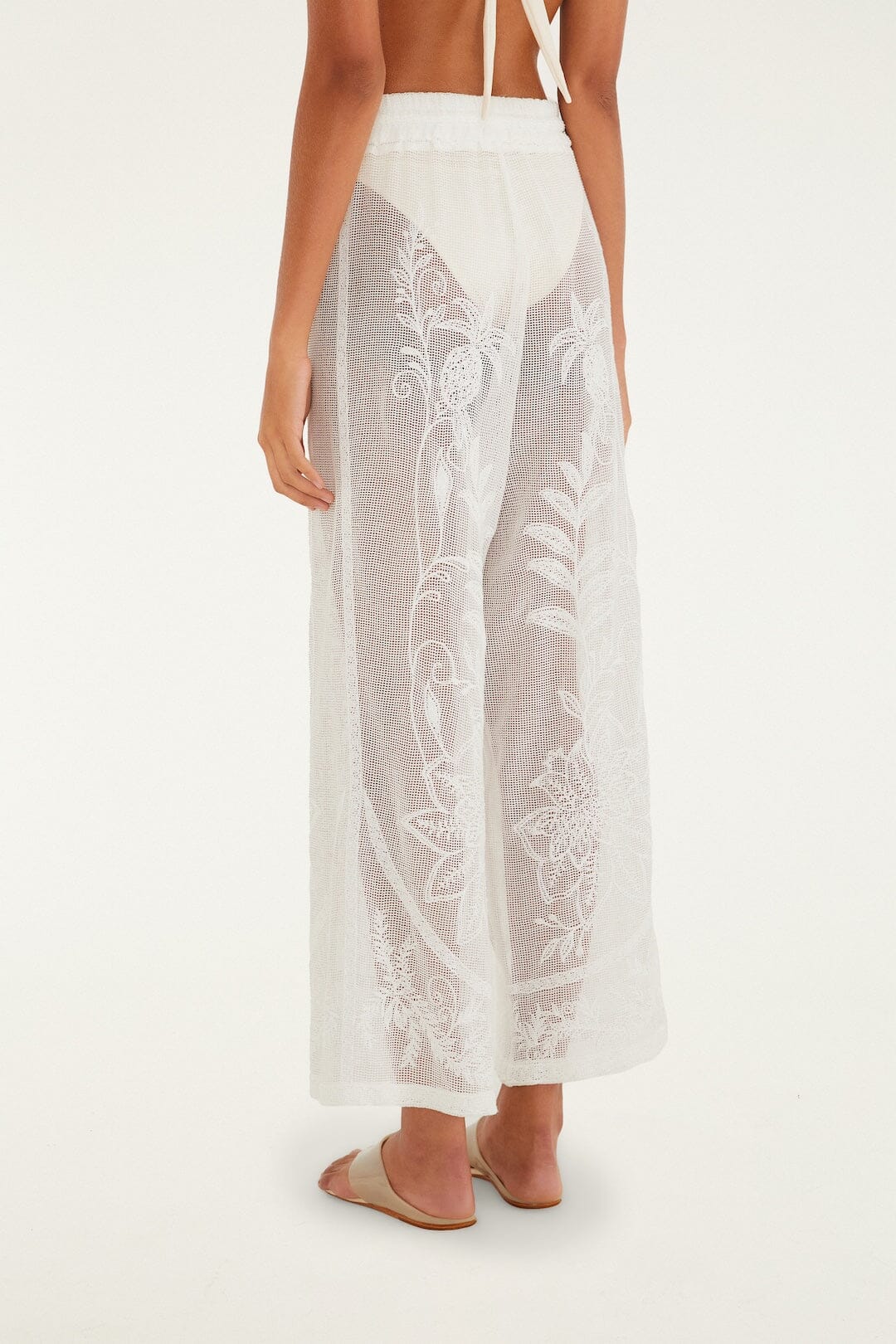 Off-White Nina Pants - FARM Rio NINA OFF-WHITE