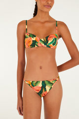 Golden Yellow Anthurium Underwire Bikini Top - FARM Rio ANTURIUM GOLDEN YELLOW