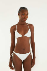 Triangle Bikini Top With Tie On The Neck - FARM Rio COAST SHELL