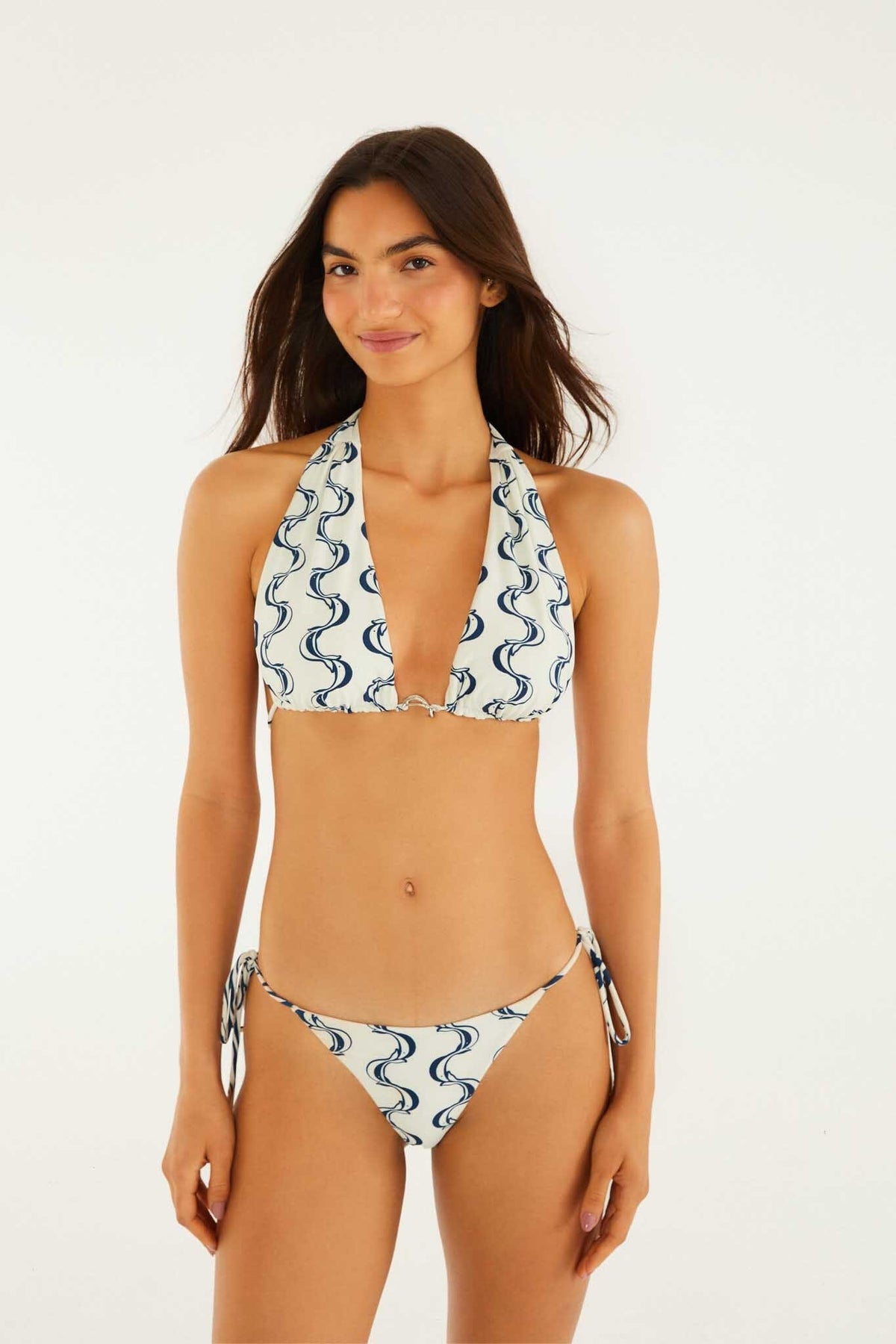 Longline Bikini Top - FARM Rio PEIXE COPA
